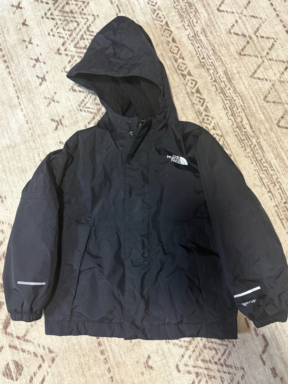 Toddler The North Face Black Lined Cost 3T